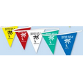 30' Printed Vinyl Pennant String- 1 Color